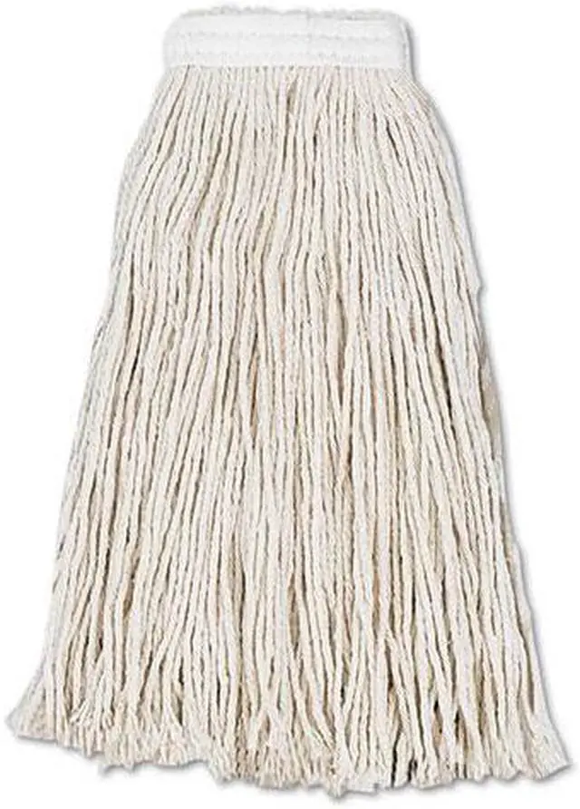 Main image of Cut-End Wet Mop Head, Cotton, #16, White, 12/Carton