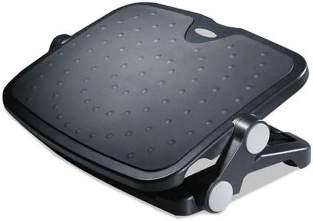 Alt view image 3 of 19 - Alera Soft Cushioned Ergonomic Footrest 14w x 19 5/8d x 3 3/4 to 7 1/2h Black