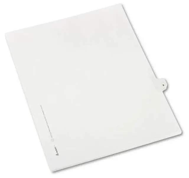 Main image of Avery 82207 Allstate-Style Legal Side Tab Divider, Title: 9, Letter, White, 25/Pack