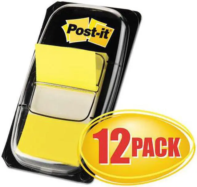 Alt view image 2 of 18 - Post-it Marking Page Flags in Dispensers Yellow 12 50-Flag Dispensers/Box