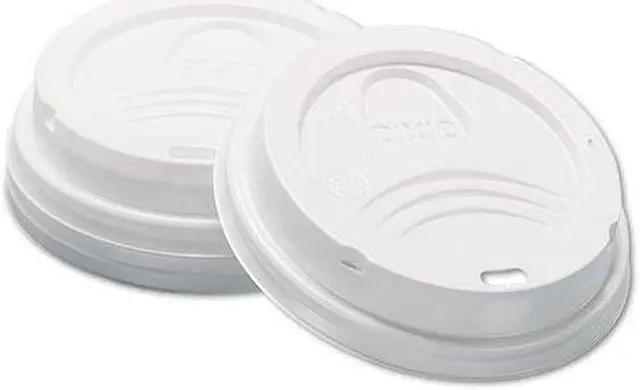 Main image of C-Dome Ppr Cup Lid F/8Oz Sip-Thru Whi 10/100