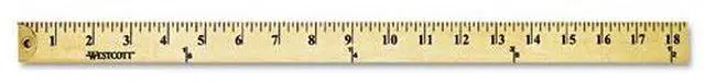 Alt view image 9 of 13 - Westcott Wood Yardstick with Metal Ends 36" 10425
