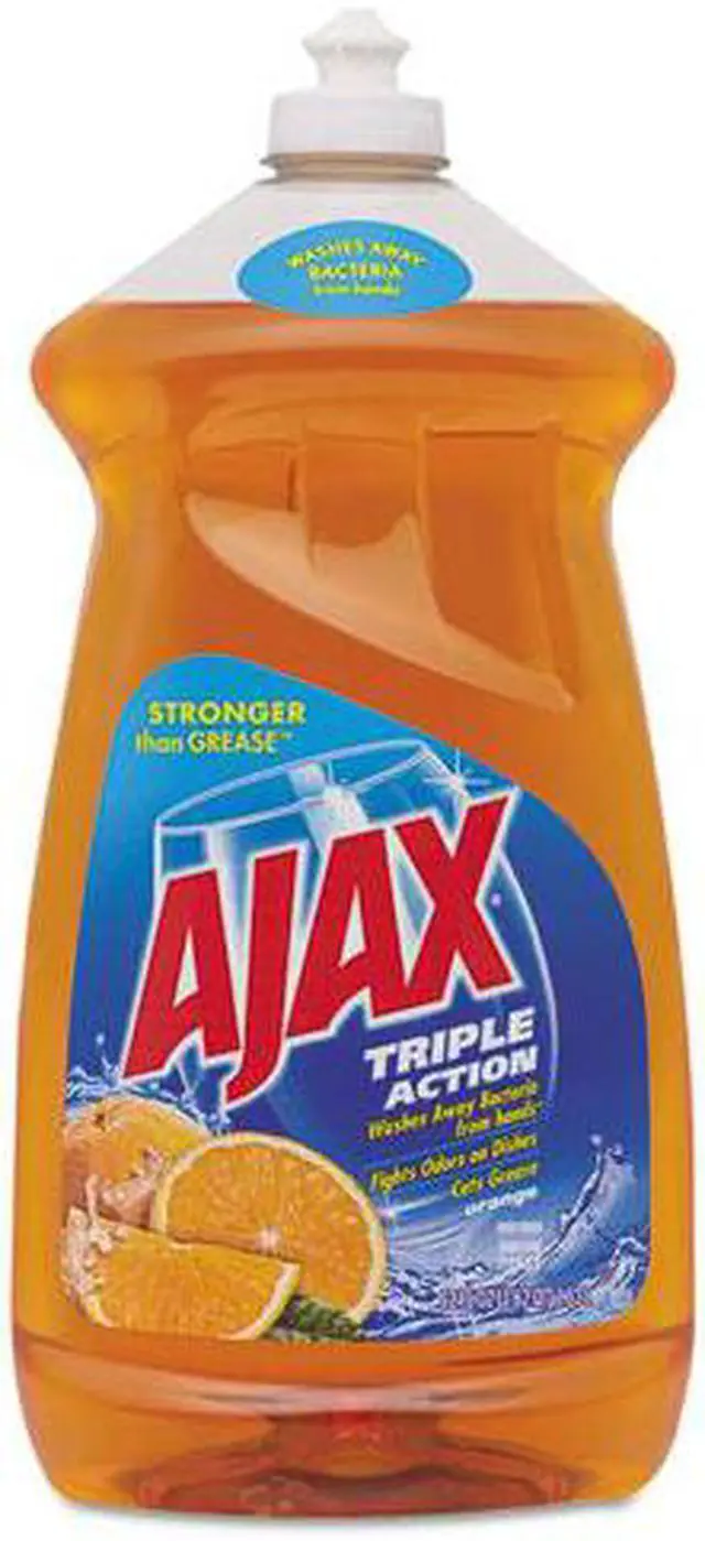 Alt view image 3 of 16 - Ajax Dish Detergent Liquid Antibacterial Orange 52 oz Bottle 49860
