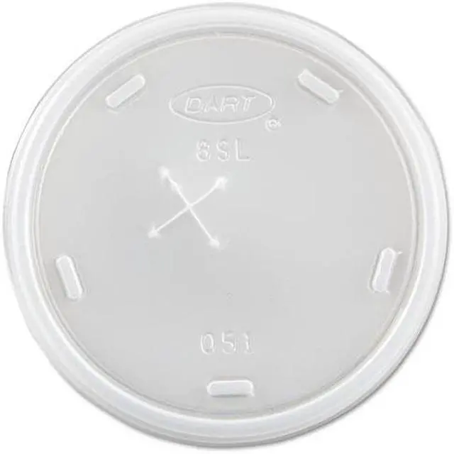 Main image of Strwslot Foam Cup Lid F/8Oz Trans 10/100