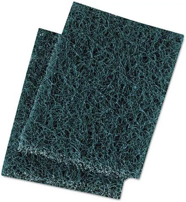 Main image of Boardwalk 188 Extra Heavy-Duty Scour Pad, Blue & Gray - 3.5 x 5 in.