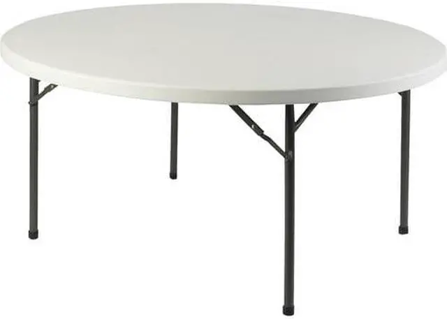 Alt view image 9 of 10 - Banquet Table, Round, 250 lb Capacity, 48"x48"x29-1/4", PM