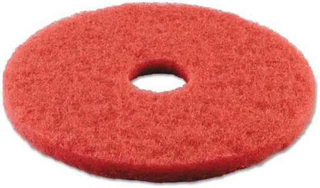 Alt view image 2 of 14 - Standard 15-Inch Diameter Buffing Floor Pads, Red BWK4015RED