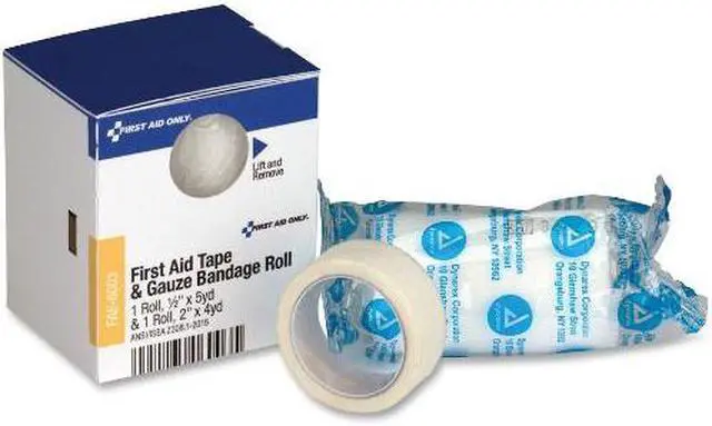 Alt view image 4 of 11 - First Aid Only First Aid,Gauze Pd/Tpe,Be FAE6003
