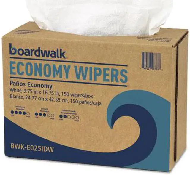 Alt view image 4 of 5 - Scrim Wipers, 4-Ply, White, 9 3/4 x 16 3/4, 900/Carton E025IDW