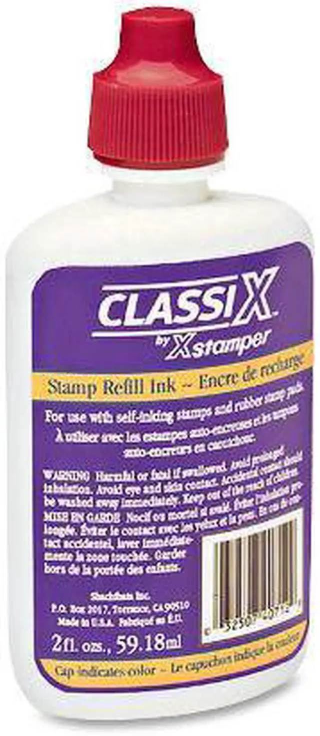 Main image of Refill Ink for Classix Stamps, 2 oz Bottle, Red
