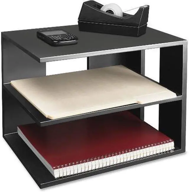 Alt view image 2 of 13 - Victor Technology LLC Corner Shelf 13-1/5"x9"x9-4/5" Black 11205