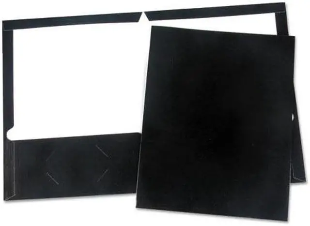 Alt view image 2 of 7 - Universal Laminated Two-Pocket Folder - UNV56416