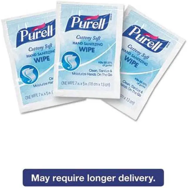Alt view image 5 of 9 - Cottony Soft Hand Sanitizing Wipes, Single Packets, PK1000 PURELL 9026-1M