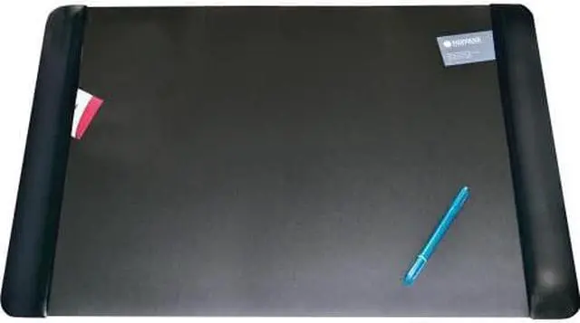 Alt view image 2 of 9 - Artistic Executive Desk Pad with Leather-Like Side Panels 36 x 20 Black 413861