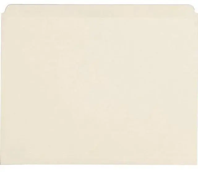 Main image of Business Source 43565 File Folders, Straight-Cut Tab, 11 Pt, Letter, 100/Box, Manila