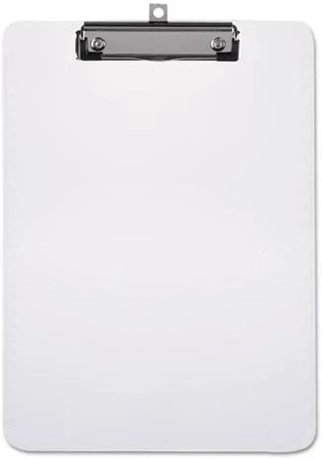 Main image of General Supply 40310 Plastic Clipboard With Low Profile Clip 1/2 Inch Capacity, Holds 8 1/2 X 11, Clear