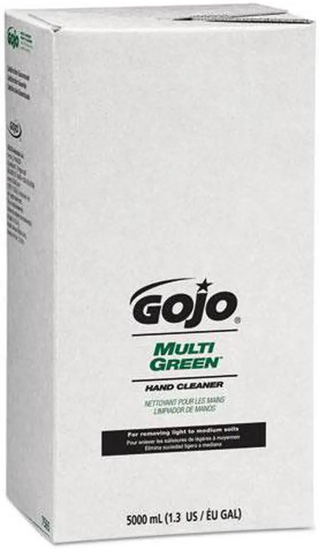 Alt view image 3 of 20 - Gojo MULTI GREEN Hand Cleaner Refill 5000mL Citrus Scent Green 2/Carton 7565
