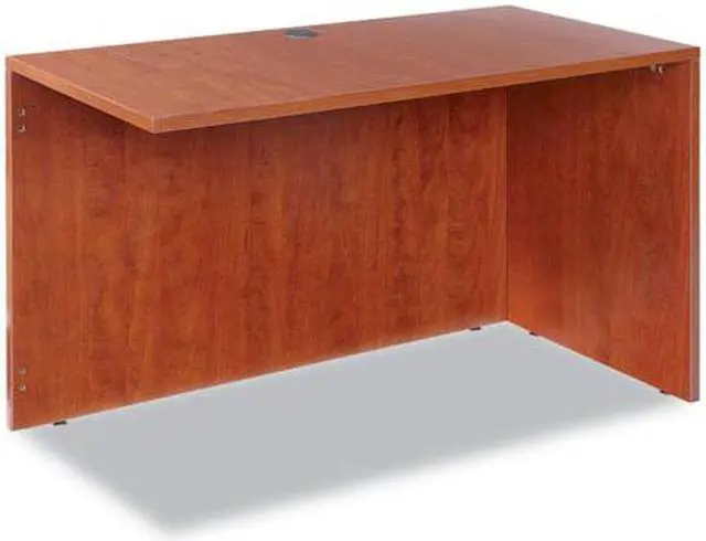 Main image of Alera Valencia Series Reversible Return/Bridge Shell, 47 1/4w x 23 5/8d, Cherry