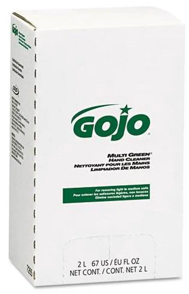 Main image of Gojo MULTI GREEN Hand Cleaner Refill 2000mL Citrus Scent Green 1/Carton 7265