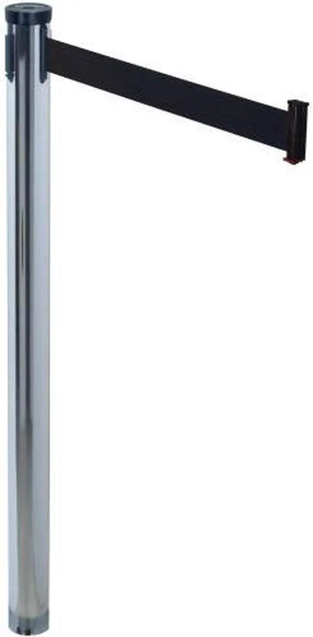 Alt view image 6 of 13 - Tatco 11500 Adjusta-Tape Crowd Control Stanchion Posts  Nylon  40   High  Black  Two per Box