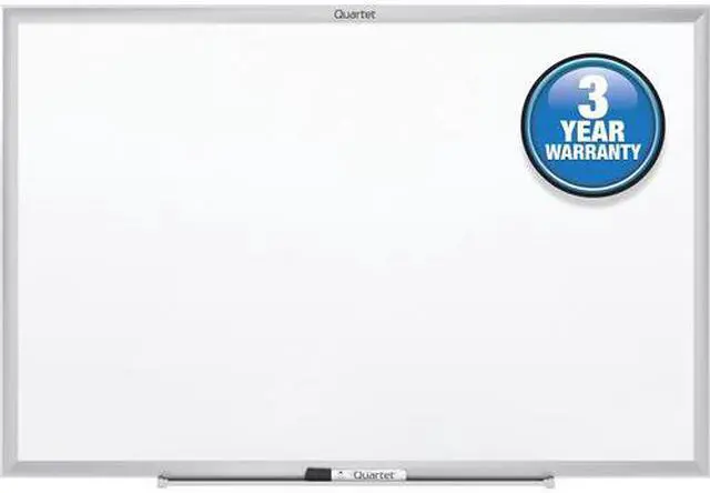 Alt view image 9 of 20 - Quartet Classic Series Melamine Whiteboard 36 x 24 Silver Aluminum Frame S533