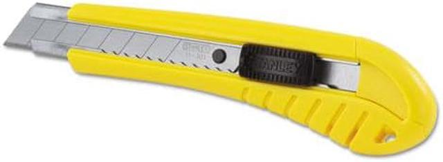 Standard Snap-Off Knife, 18 mm Blade, 6.75 Plastic Handle, Yellow