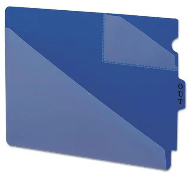 Main image of Smead Poly Out Guides with Diagonal-Cut Pockets