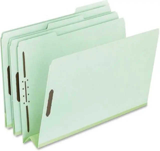 Alt view image 2 of 10 - Pendaflex Pressboard Folders with Fastener - Letter - 8 1/2" x 11" Sheet Size - 3" Expansion - 2 Fastener(s) - 1/3 Tab C