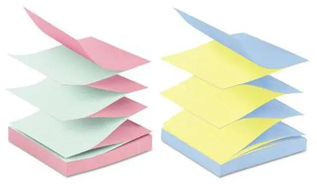 Alt view image 5 of 20 - Post-it Pop-up Notes 3" x 3" Beachside Café Collection 90 Sheet/Pad 12 Pads/Pack (R330UALT)