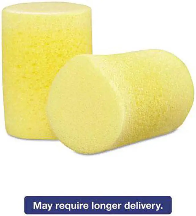 Alt view image 5 of 13 - 3M E·A·R Classic Single-Use Earplugs, Cordless, 29NRR, Yellow