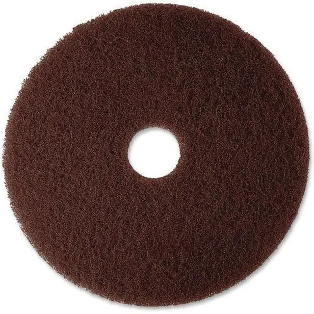 Alt view image 2 of 5 - 3M Corporation MCO 08448 20 Inch 7100 Low-Speed Floor Strip Pad- Brown - Case of 5