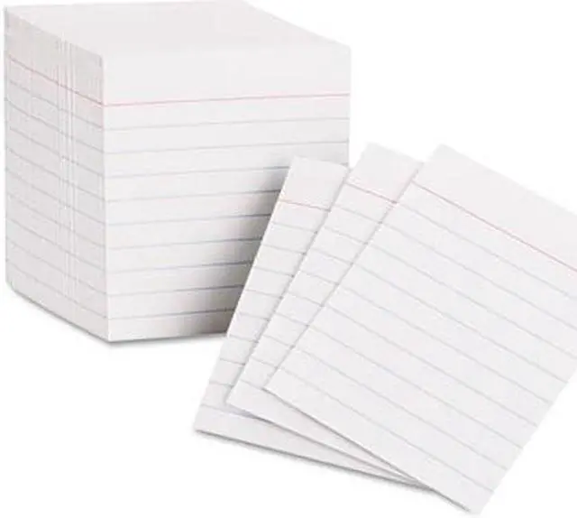 Main image of Oxford 10009 Ruled Mini Index Cards, 3 x 2 1/2, White, 200/Pack, 1 Pack