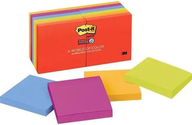 Alt view image 13 of 20 - Post-It Notes Super Sti Note,Super Sticky 12pk,Ne 65412SSAN