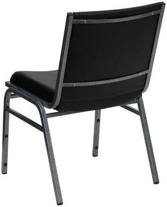 Alt view image 7 of 20 - HERCULES Series Heavy Duty Black Vinyl Stack Chair