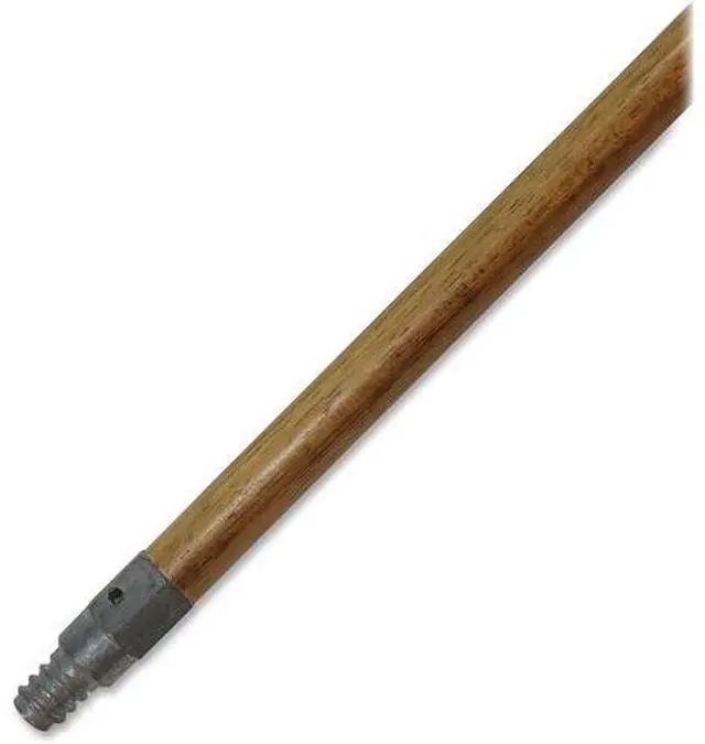 Main image of Genuine Joe Floor Brush Metal Tip Handle Natural 37061