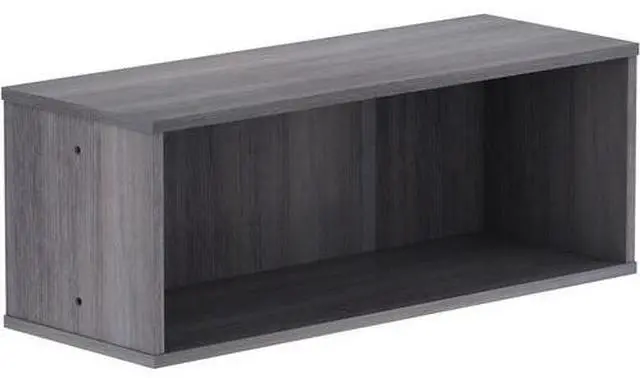 Main image of Lorell Panel System Open Storage Cabinet - 18.1" Height x 31.5" Width x 15.8" Depth - Charcoal - Laminate - 1Each LLR902
