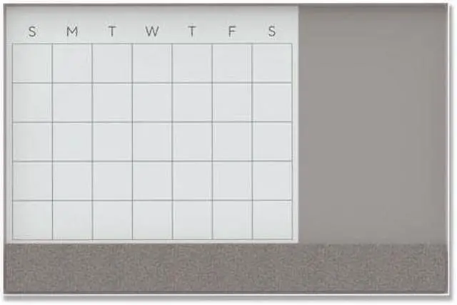 Alt view image 3 of 9 - U Brands Board,Glass,3n1,35x23,Wh 3197U0001