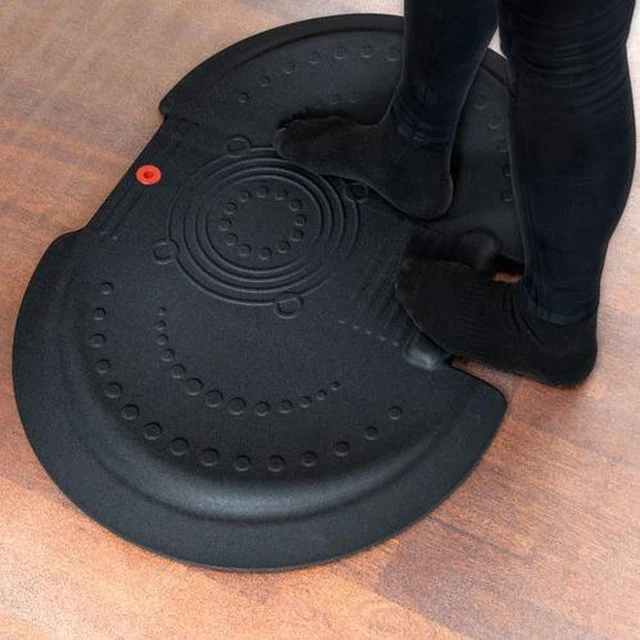 Alt view image 3 of 20 - Floortex AFS-TEX 5000 Anti-Fatigue Mat, Bespoke, 26 x 36, Black FCA5XBK2535
