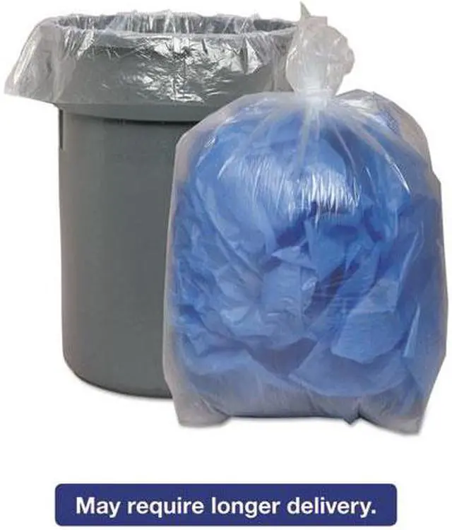 Alt view image 2 of 8 - Boardwalk Super Extra-Heavy Grade Can Liners 33x39 1.4 Mil 31-33 Gal Clear 100