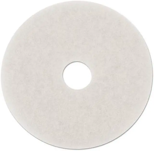Alt view image 4 of 10 - Standard 18-Inch Diameter Polishing Floor Pads, White, 5/Carton BWK4018WHI