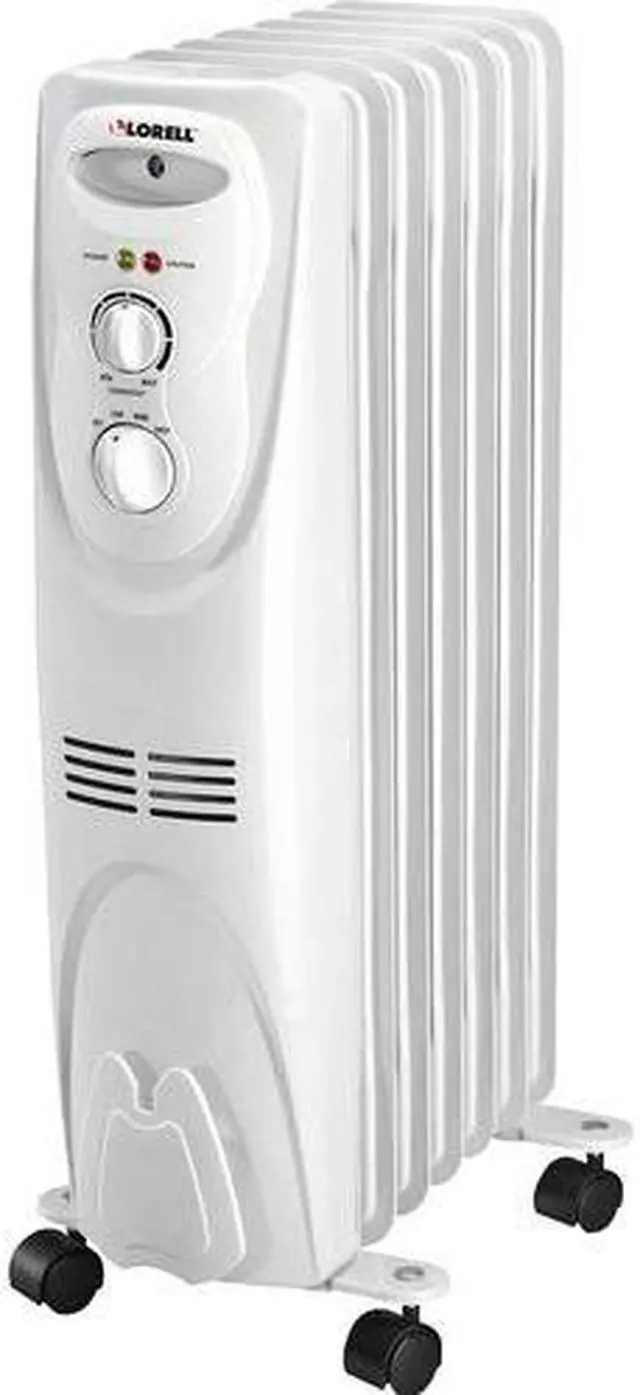 Alt view image 4 of 17 - Lorell 1500 Watt 3-Setting Oil Filled Heater - Oil Filled - Electric - 1500 W - 3 x Heat Settings - White  LLR29552