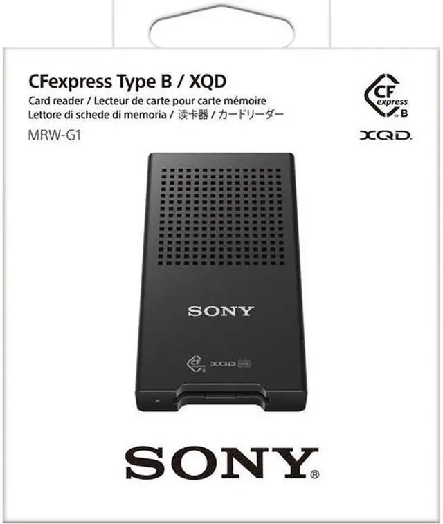 Alt view image 2 of 15 - Sony MRWG1T CFe-B/XQD Memory Card Reader