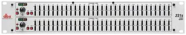 Alt view image 6 of 12 - DBX 231S Dual 31 Band Graphic EQ Equalizer