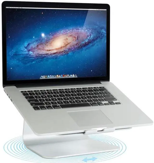 Alt view image 6 of 15 - Rain Design 10036 Rain Design Notebook Stand - 11" Width - Aluminum - Silver