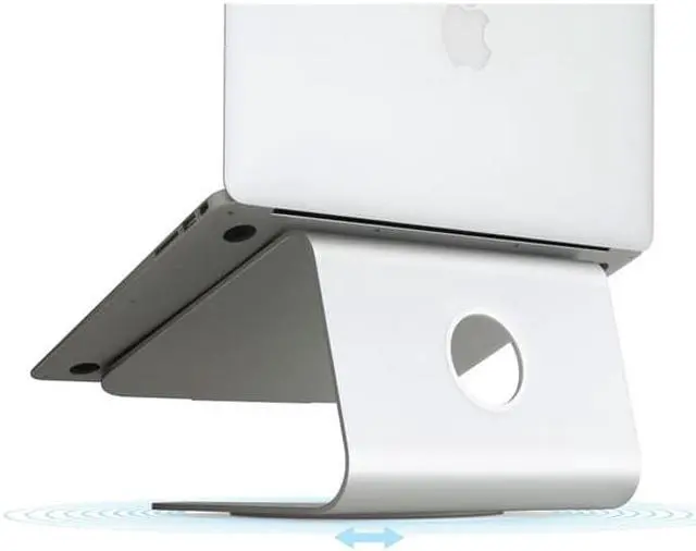 Alt view image 7 of 15 - Rain Design 10036 Rain Design Notebook Stand - 11" Width - Aluminum - Silver
