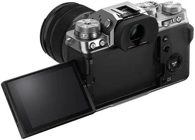 Alt view image 3 of 14 - Fujifilm X-T4 Mirrorless Digital Camera  Body (Silver)