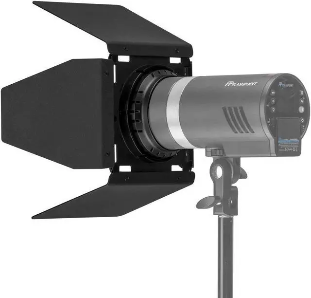 Alt view image 3 of 7 - Flashpoint BD-10 Barndoor Kit For The XPLOR 300 Pro Monolight