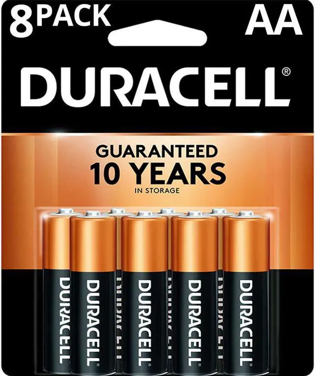 Alt view image 8 of 20 - DURACELL CopperTop 1.5V AA Alkaline Battery, 8-pack