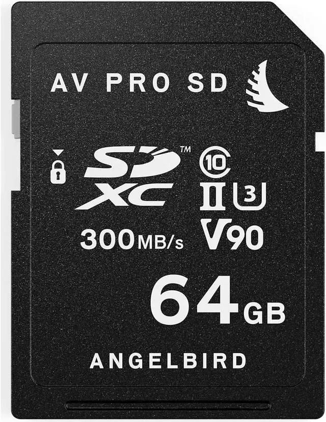 Alt view image 5 of 7 - Angelbird AV PRO SD Card MK2 - V90-64 GB - SDXC UHS-II - SD Card - for 4K - Photo and Video