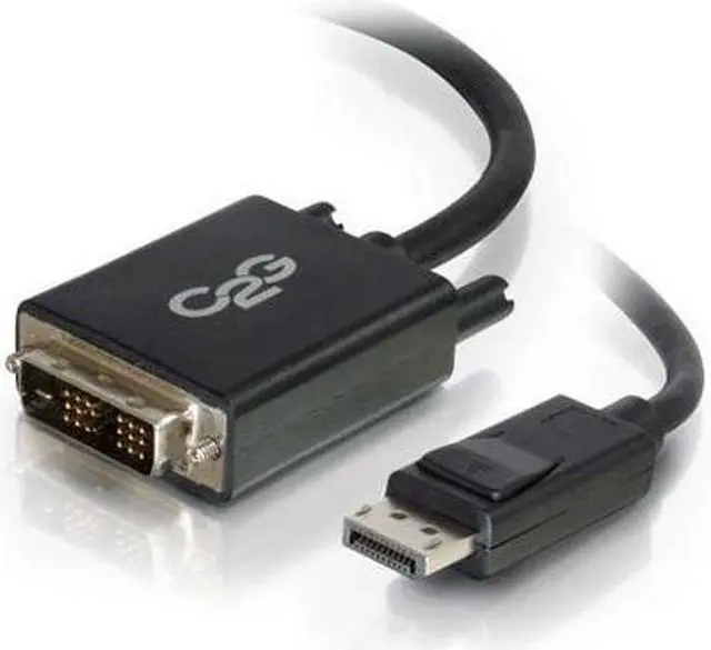 Alt view image 10 of 18 - C2G 6ft DisplayPort to DVI Adapter Cable - M/M - DisplayPort/DVI-D for Notebook, Monitor, Desktop Computer, Video Device - 6 ft - 1 x DisplayPort Male Digital Audio/Video - 1 x DVI-D (Single-Link) ...